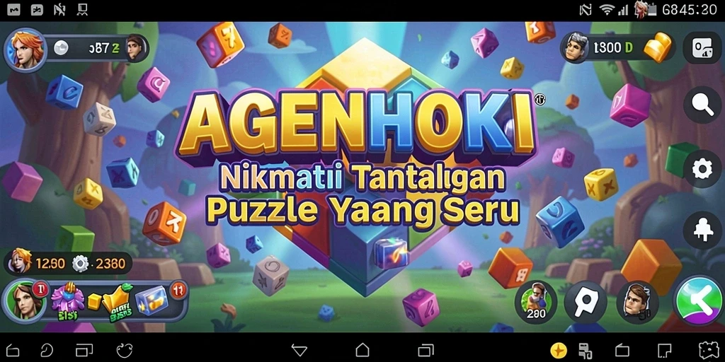 Tampilan gameplay seru dalam AGENHOKI yang menantang.