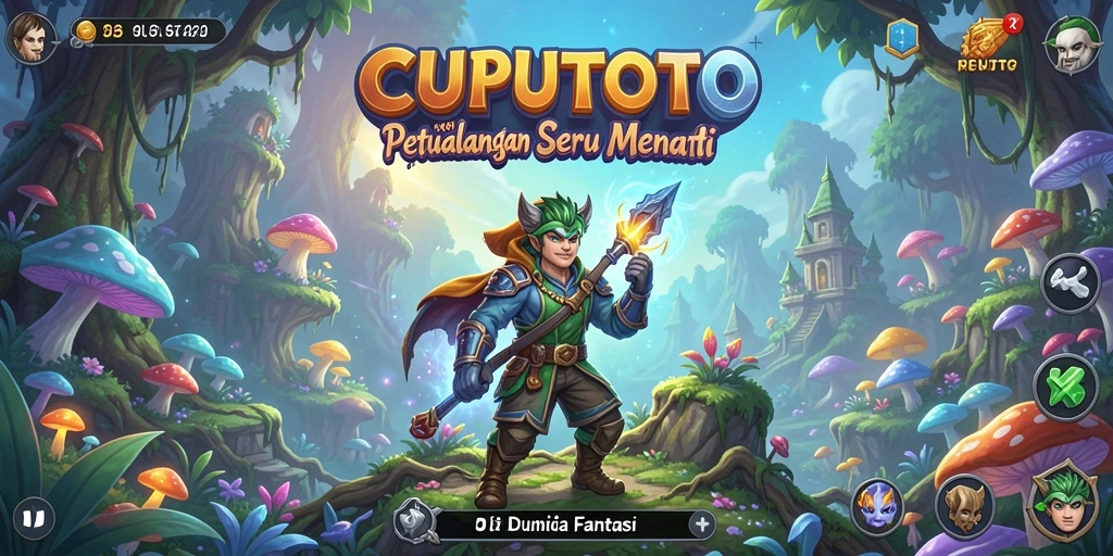 Tampilan aksi seru dalam permainan CUPUTOTO yang penuh petualangan.
