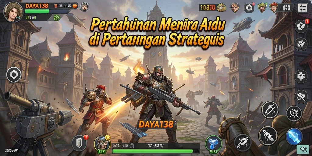 Gameplay seru dalam DAYA138 dengan berbagai jenis menara.
