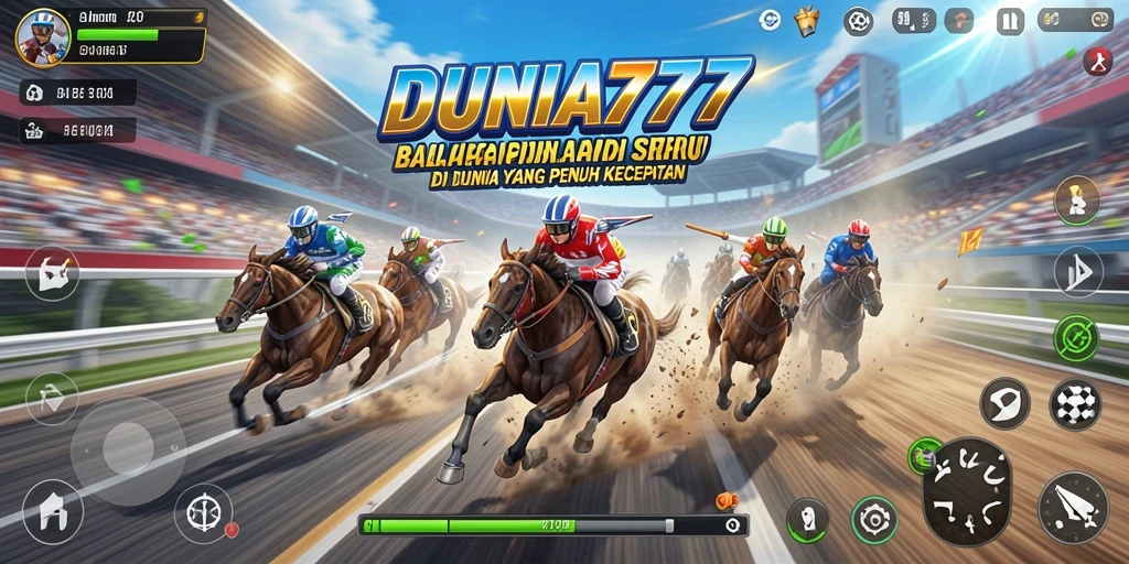 Gameplay balapan DUNIA777 yang mendebarkan dan penuh aksi.