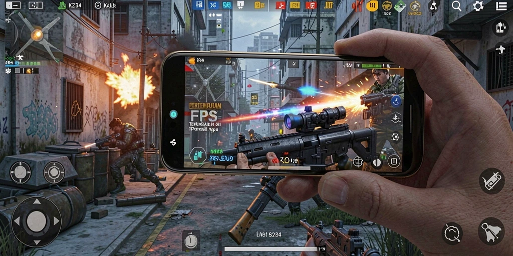 Tangkapan layar gameplay <strong>K234</strong>, menampilkan aksi pertempuran yang epik.