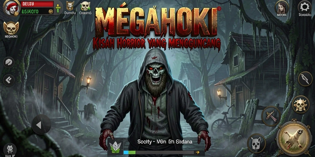 Gameplay seru dan menegangkan di MEGAHOKI yang penuh kengerian.