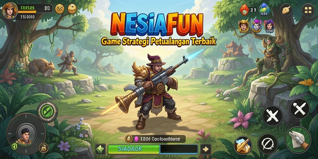 Tampilan gameplay menegangkan di NESIAFUN yang memikat.