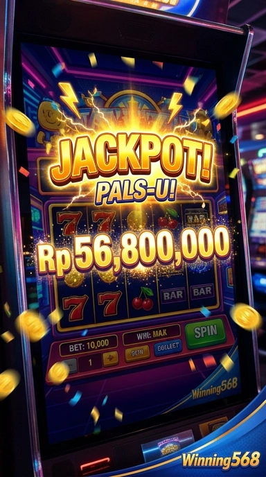 Tampilan utama aplikasi winning568 yang menarik.